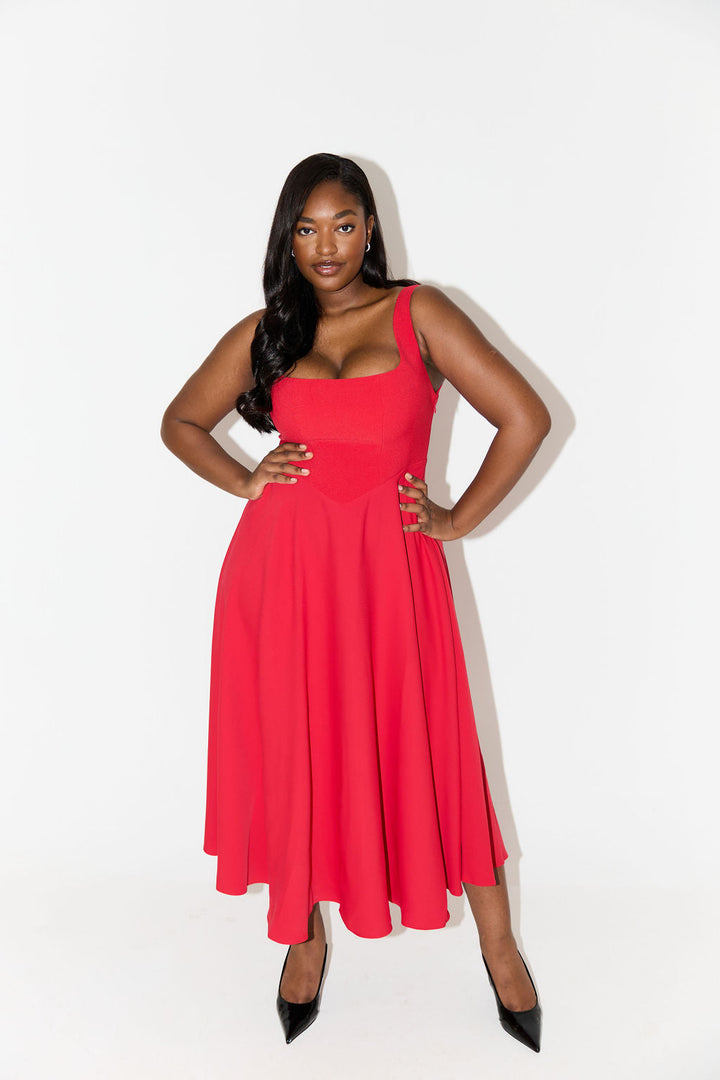 The Elise™ | Timeless Midi Dress